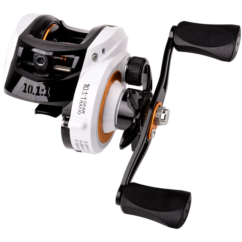 Kastking Reel Zephyr - Baitcasting Reel ตกปลา Reel สีขาวสีดํา Reel