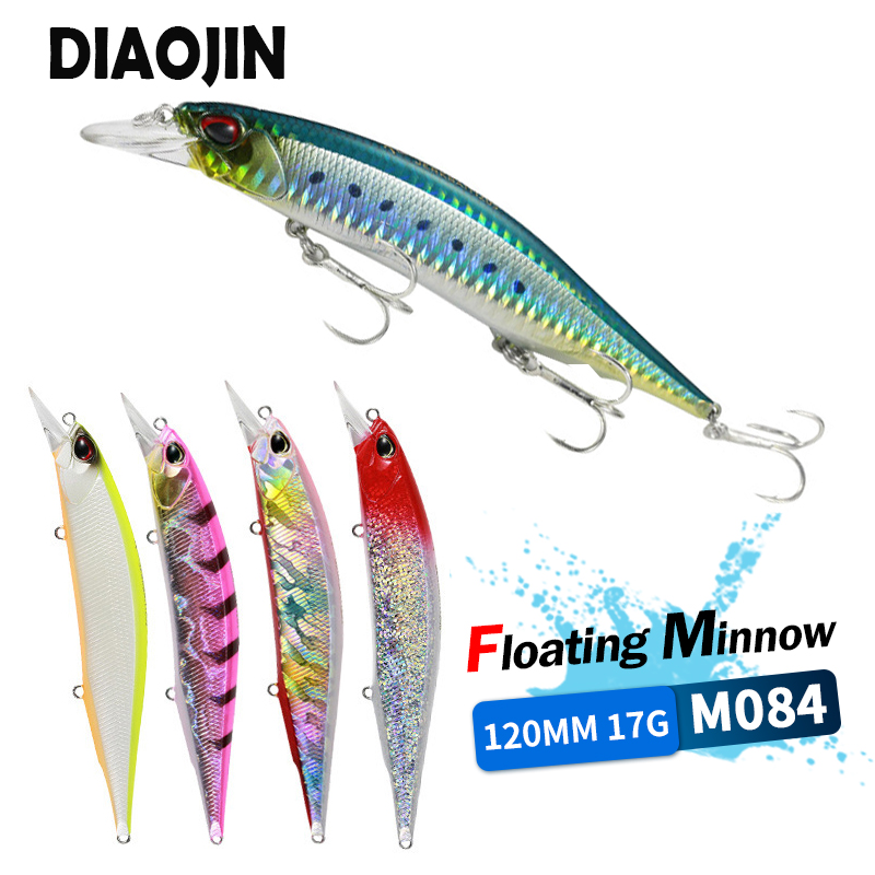 Fishing Lure Jerkbait - REALiS jerkbait 120F เหยื่อล่อปลาซิว17g 120mm เหยื่อปลอมแบบแข็งเหยื่อล่อปลาพลาสติก