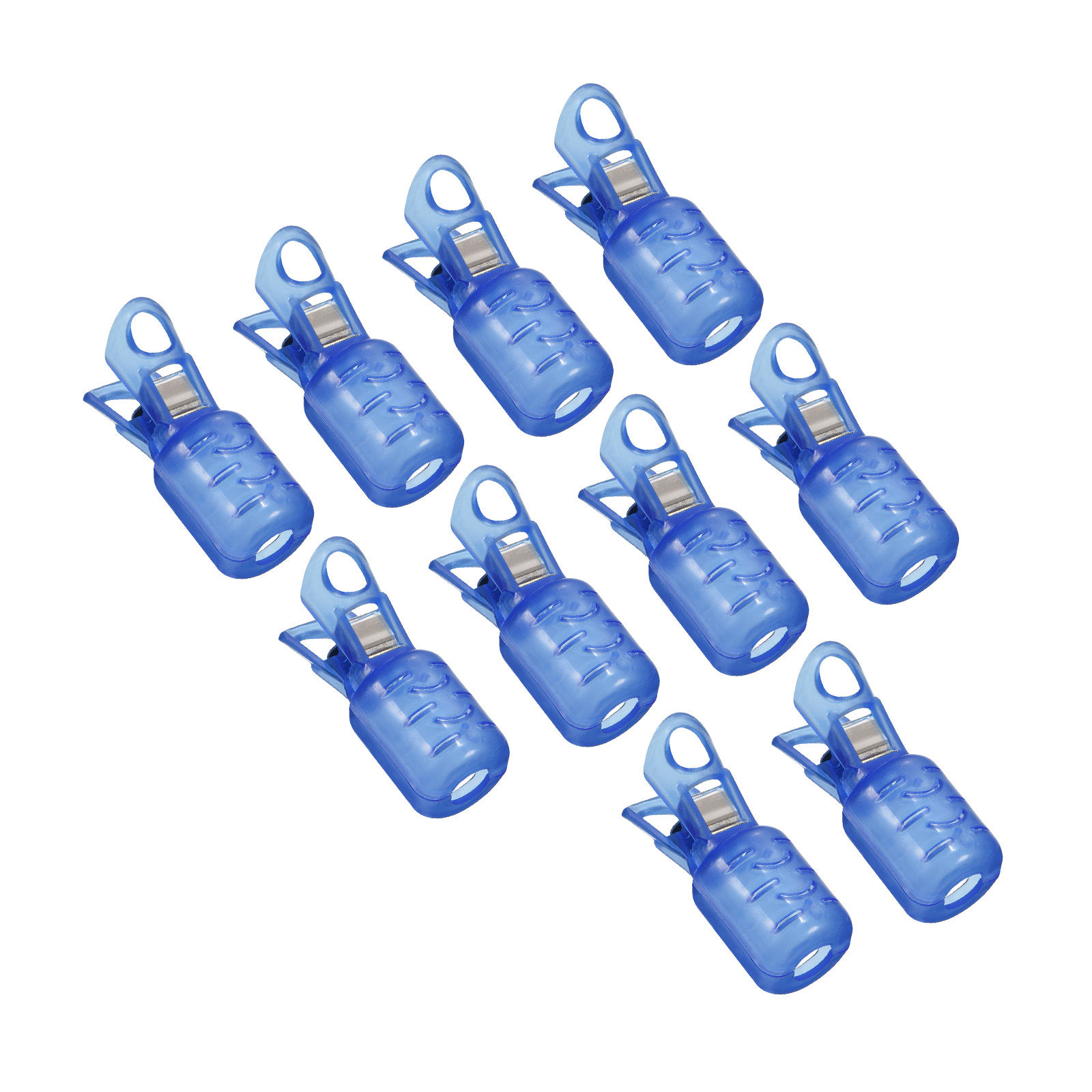 Fishing Lure Kit - 10 ชิ้นขนาดเล็กปลาหมึก Jig Hook Protector กรณีตะขอตกปลาครอบคลุม