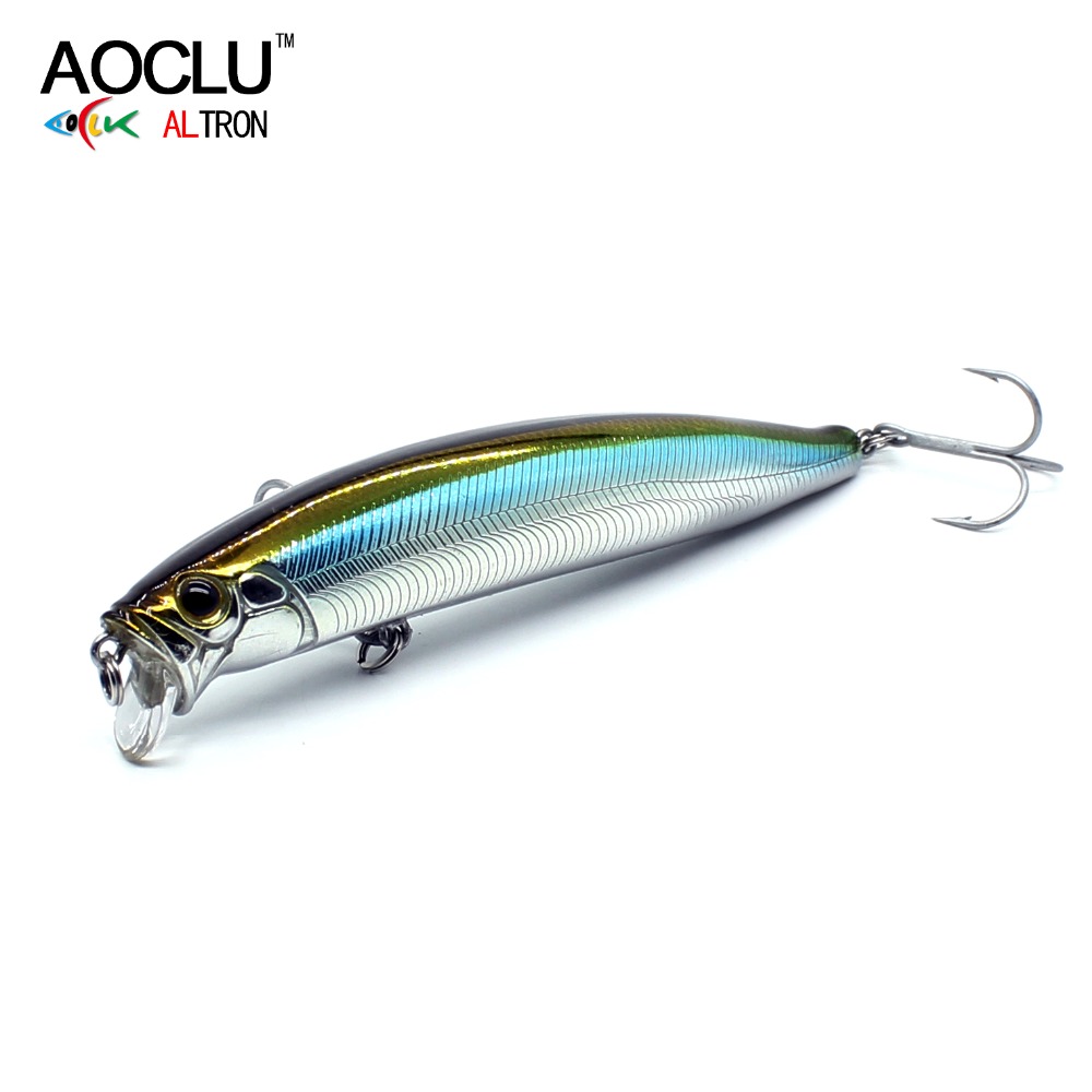 Fishing Lure Topwater - AOCLU Seabass Killer ลอย Wobbler 105mm