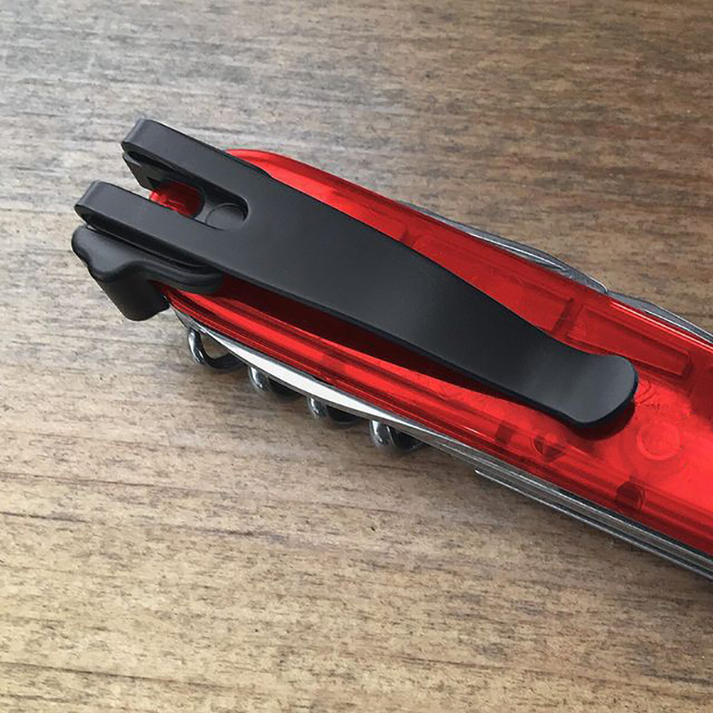 Penn Reel Battle - พร้อมสกรูมีดสแตนเลสลึกพกพาคลิปด้านหลัง Clamp สําหรับ 91 มม.Victorinox Swiss