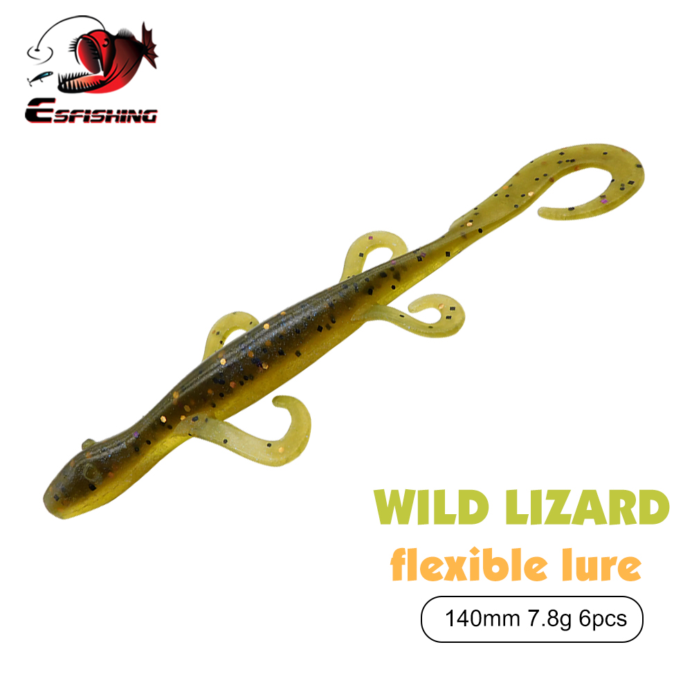 Fishing Lure Spinnerbait - เหยื่อตกปลา ESFISHING รุ่น Wild Lizard ขนาด