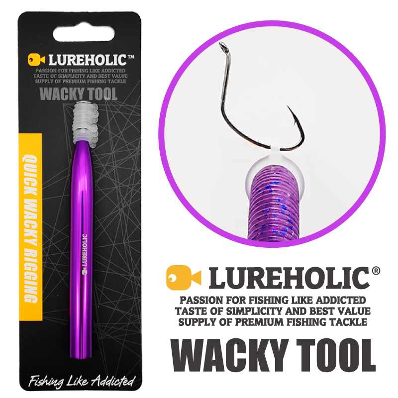 LUREHOLIC 8 มม.12 มม.Wacky เคร - Fishing Lure Kit บทวิจารณ์และราคา