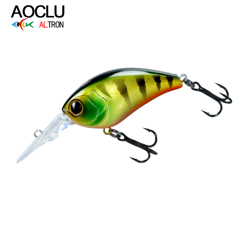 Aoclu เหยื่อล่อแบบแข็ง50มม. 10 - Fishing Lure Topwater บทวิจารณ์และราคา