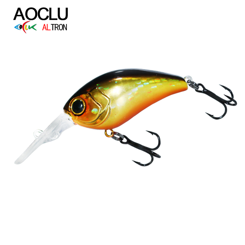 Aoclu เหยื่อล่อแบบแข็ง50มม. 10 - Fishing Lure Topwater บทวิจารณ์และราคา
