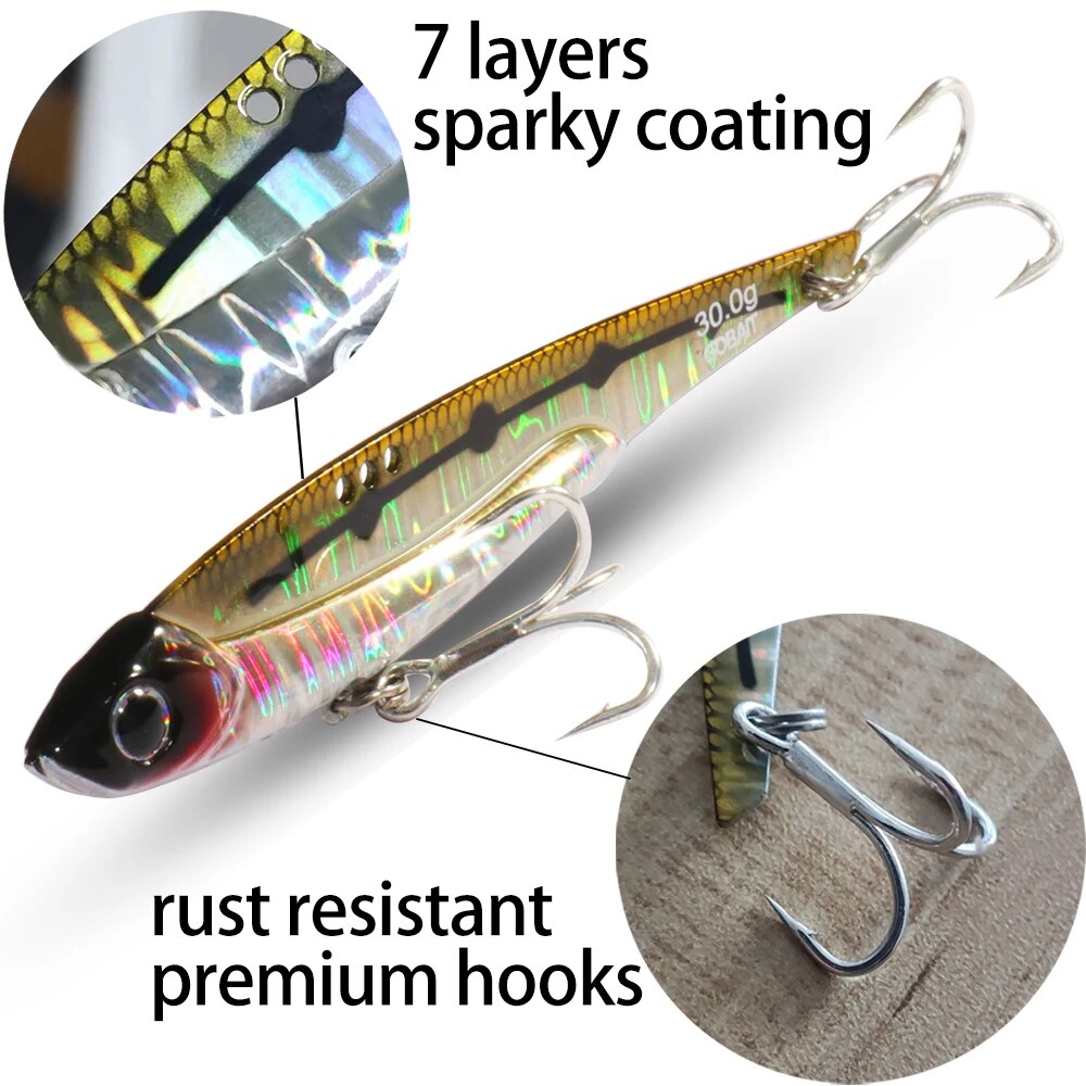 GOBAIT VIB Fishing Lure 20g 25 - Fishing Lure Blade Bait บทวิจารณ์และราคา