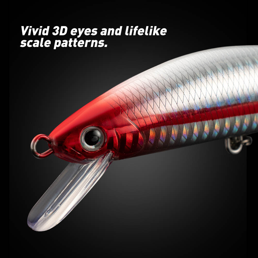 เหยื่อตกปลา Sinking Minnow 13  - Fishing Lure Jerkbait บทวิจารณ์และราคา