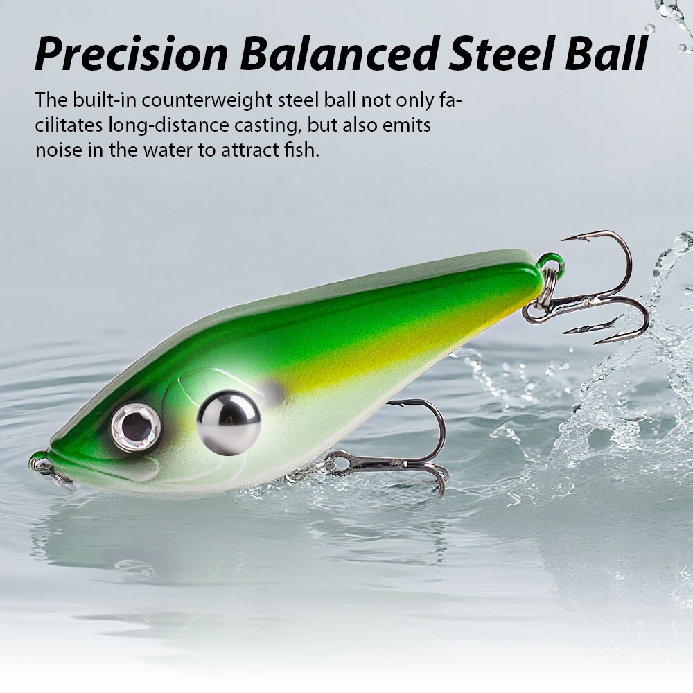 เหยื่อตกปลาแบบเจอร์คเบท ขนาด 8 - Fishing Lure Jerkbait บทวิจารณ์และราคา