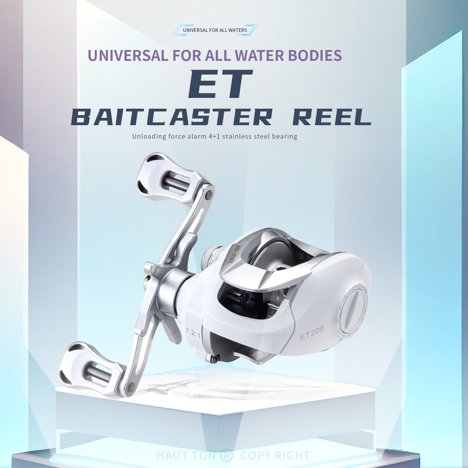 รอกเบทคาสติ้ง HAUT TON ET 4+1B - Kastking Reel Zephyr บทวิจารณ์และราคา