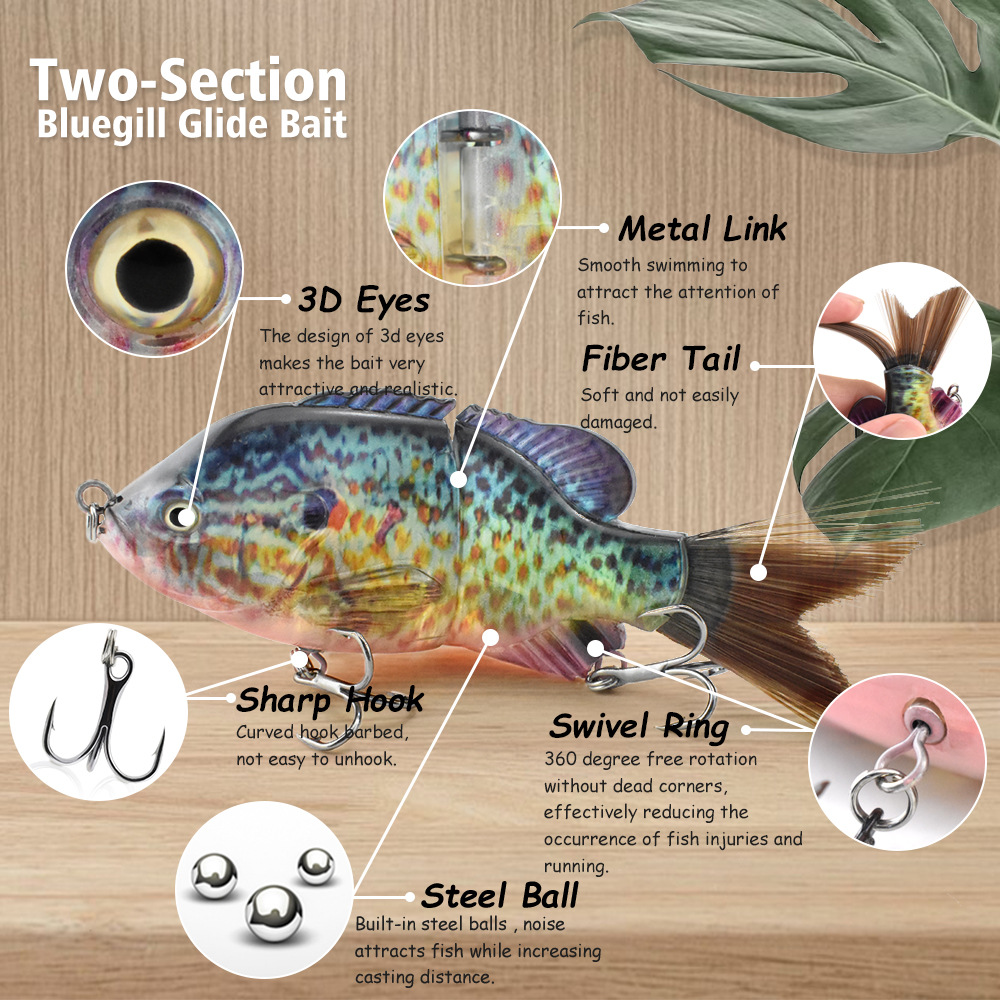 เหยื่อปลอมแบบสองส่วน ขนาด 13 ซ - Fishing Lure Popper บทวิจารณ์และราคา