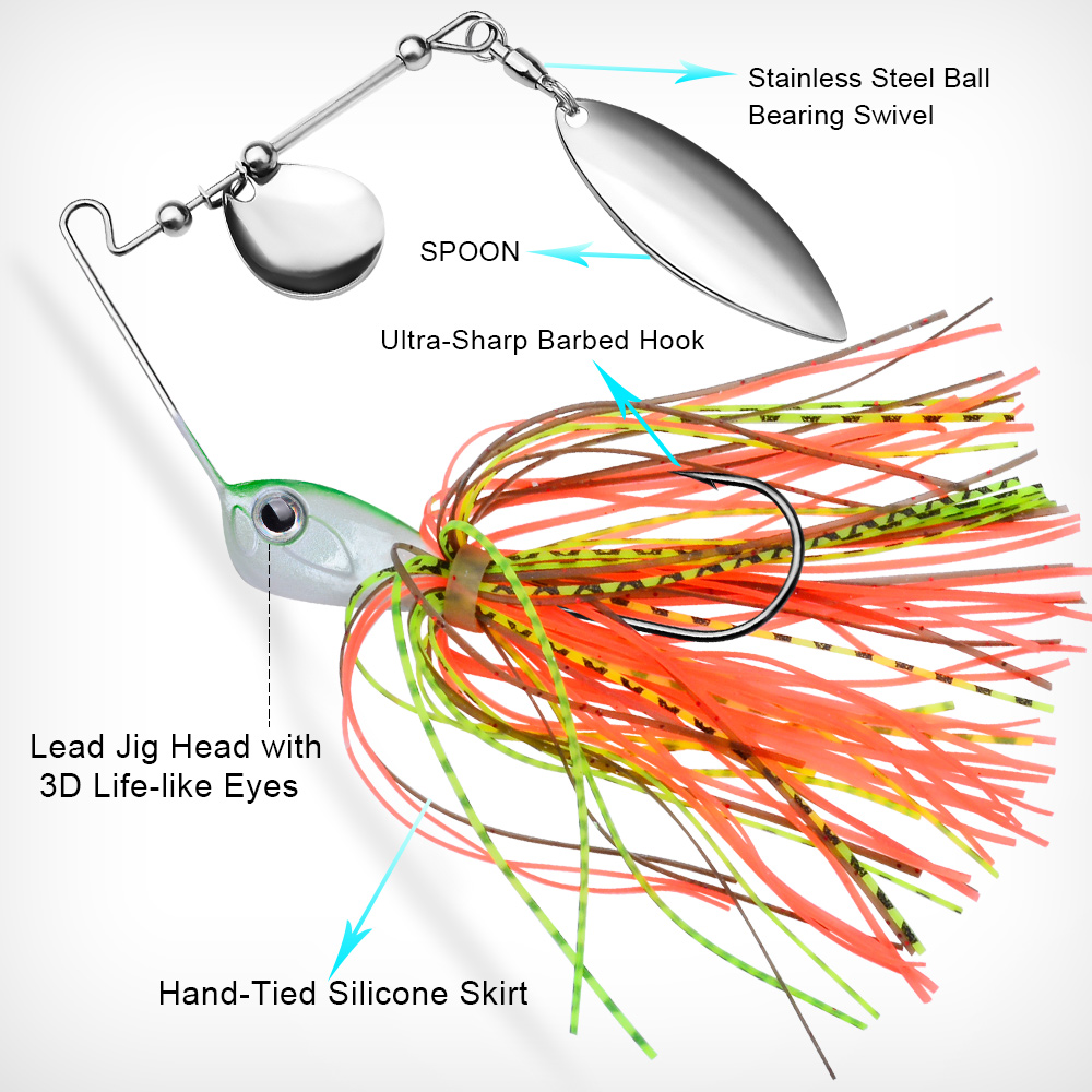 เหยื่อตกปลา Proberos 10/14 กรั - Fishing Lure Blade Bait บทวิจารณ์และราคา