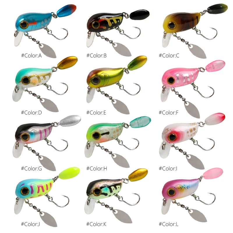 ลอย Micro Crankbaits 30mm2g พื - Fishing Lure Topwater บทวิจารณ์และราคา
