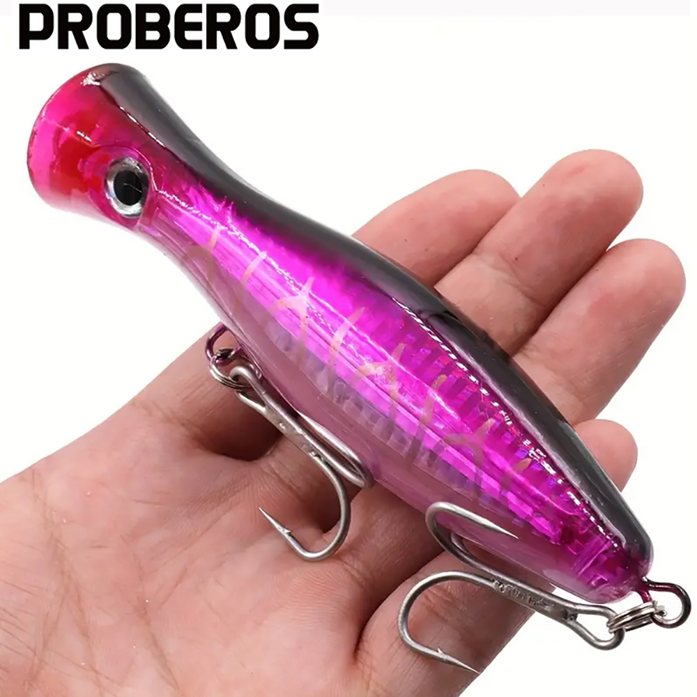เหยื่อตกปลา PROBEROS 1 ชิ้น ขน - Fishing Lure Popper บทวิจารณ์และราคา