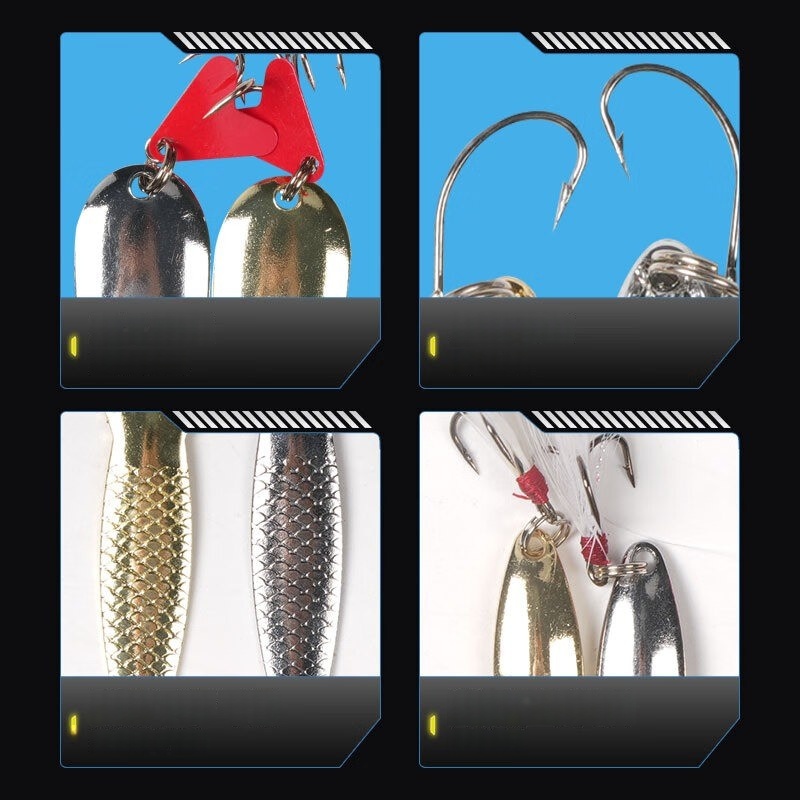 ชุดเหยื่อตกปลา 16 ชิ้น ชุดเหยื - Fishing Lure Spoon บทวิจารณ์และราคา