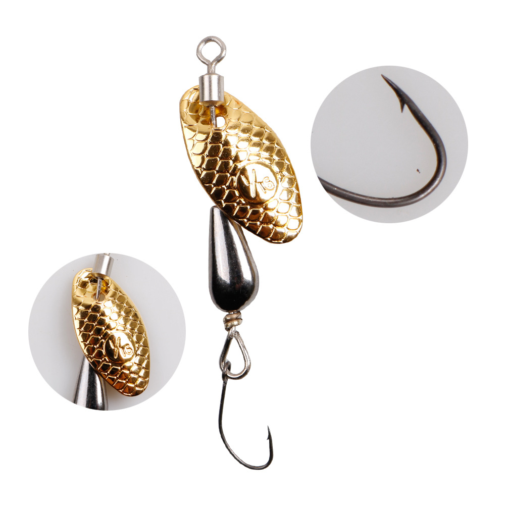 2 ชิ้น Spinner ช้อนโลหะเหยื่อต - Fishing Lure Swimbait บทวิจารณ์และราคา