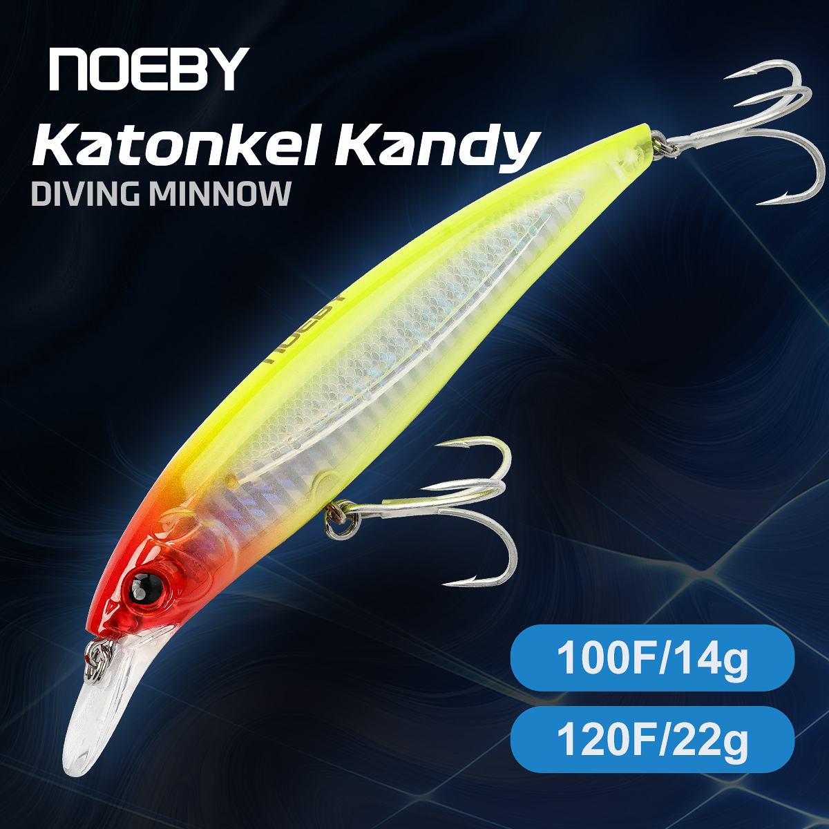 เหยื่อปลอม NOEBY Minnow ขนาด 1 - Fishing Lure Jerkbait บทวิจารณ์และราคา