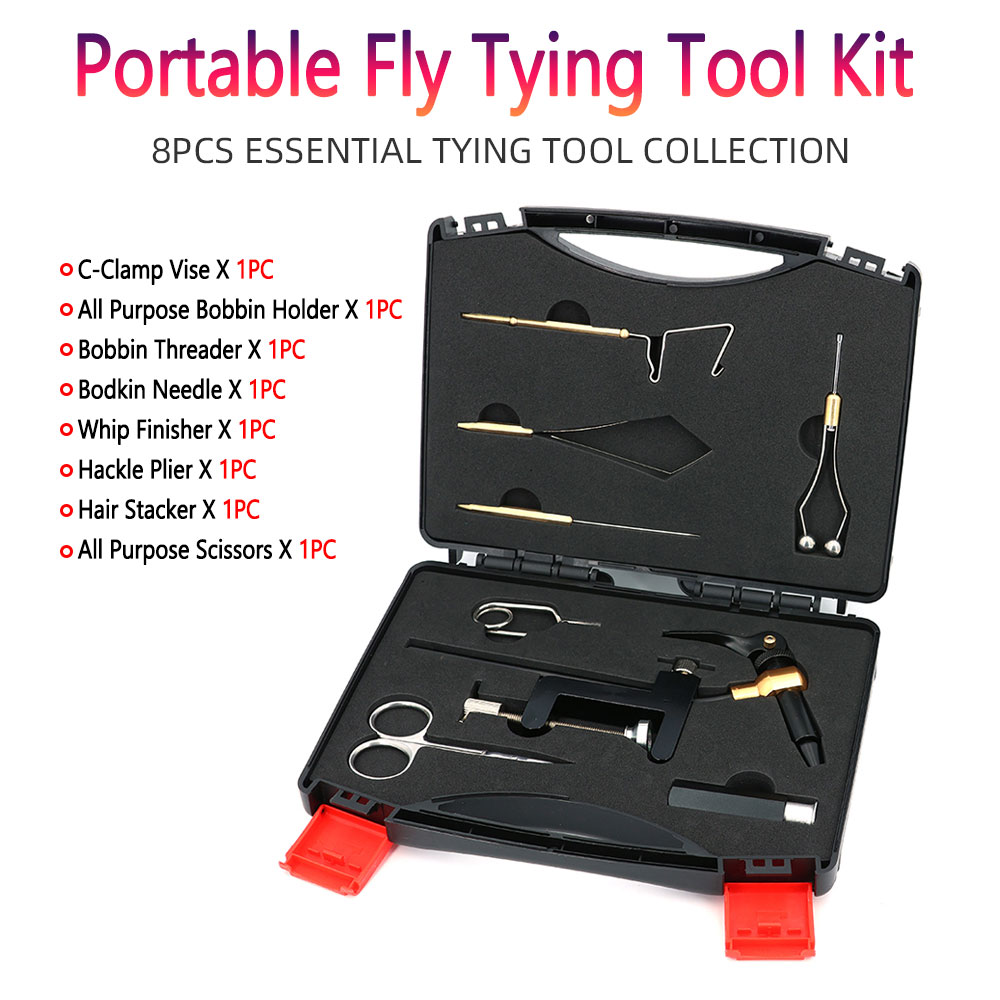 ชุดเครื่องมือผูกขนแมลงแบบ C-Cl - Fishing Lure Making Kit บทวิจารณ์และราคา