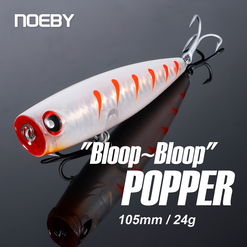 Noeby 105mm 24g Topwater Poppe - Fishing Lure Popper บทวิจารณ์และราคา