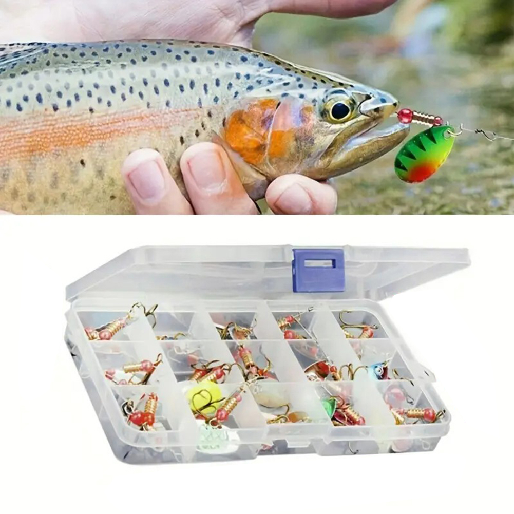 เหยื่อตกปลาแบบช้อนโลหะ 30 ชิ้น - Fishing Lure Spoon บทวิจารณ์และราคา
