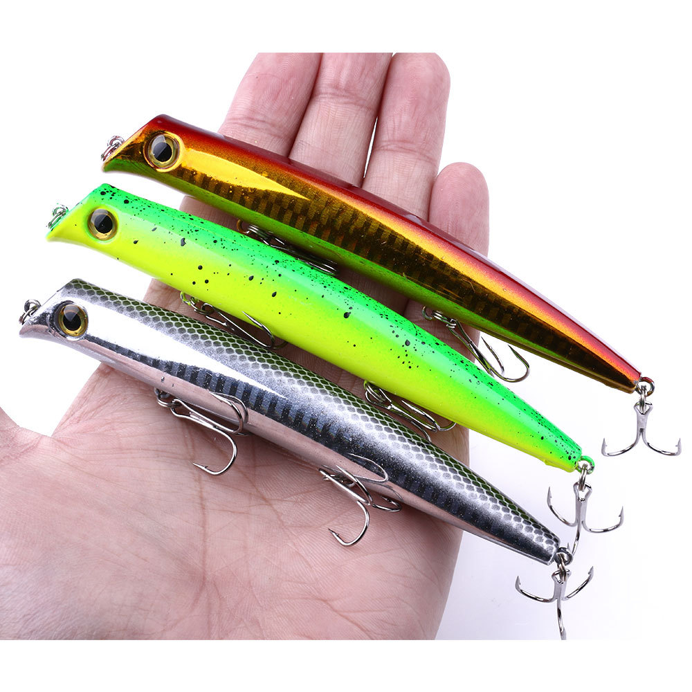 ใหม่ Popper Fishing Lure 2021  - Fishing Lure Topwater บทวิจารณ์และราคา