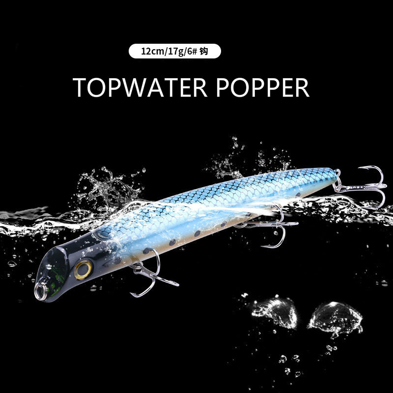 ใหม่ Popper Fishing Lure 2021  - Fishing Lure Topwater บทวิจารณ์และราคา